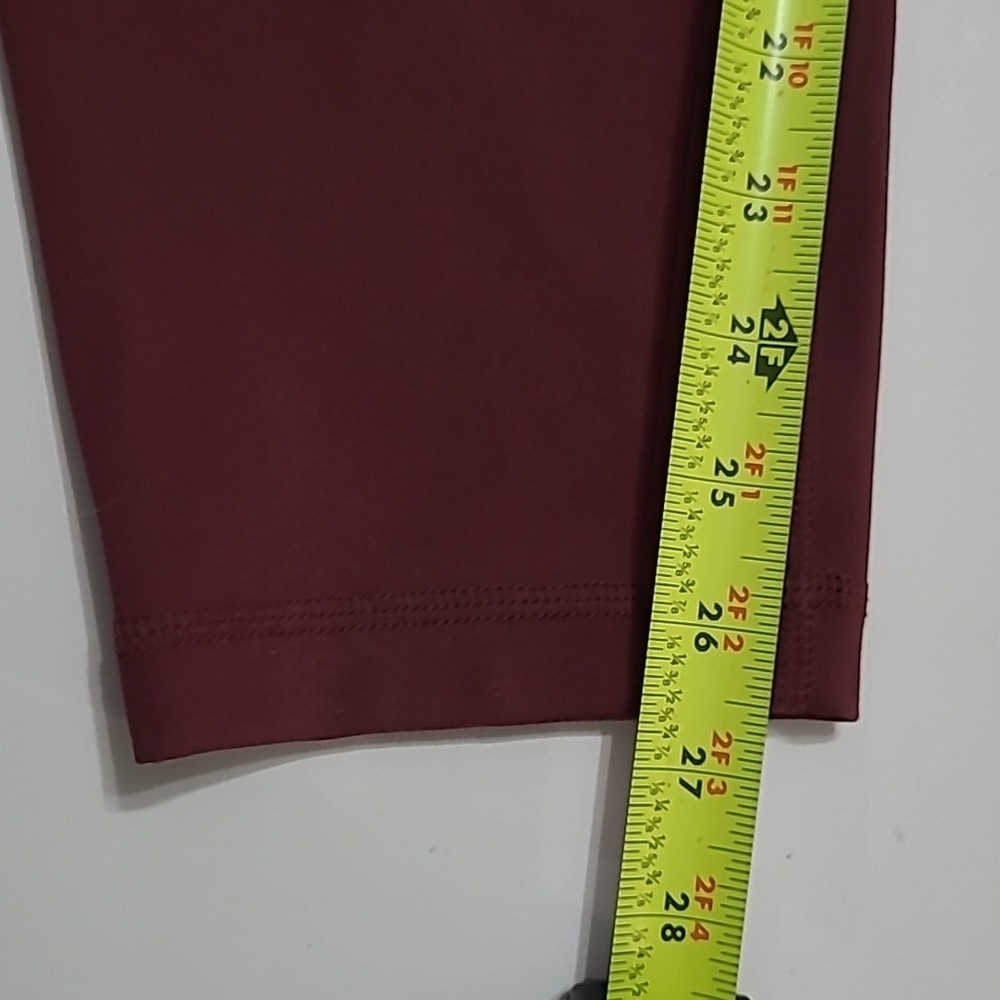 Ocean + Coast Burgundy Leggings with Pockets size 4X - Picture 8 of 9